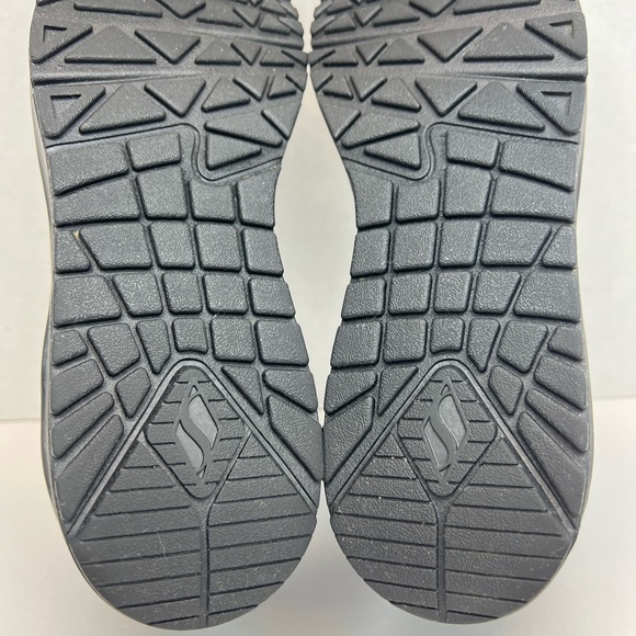 Sketchers Uno-Stand On Air Womens Sz 10M All Black 73690 Superb Barely Worn! - Picture 15 of 16